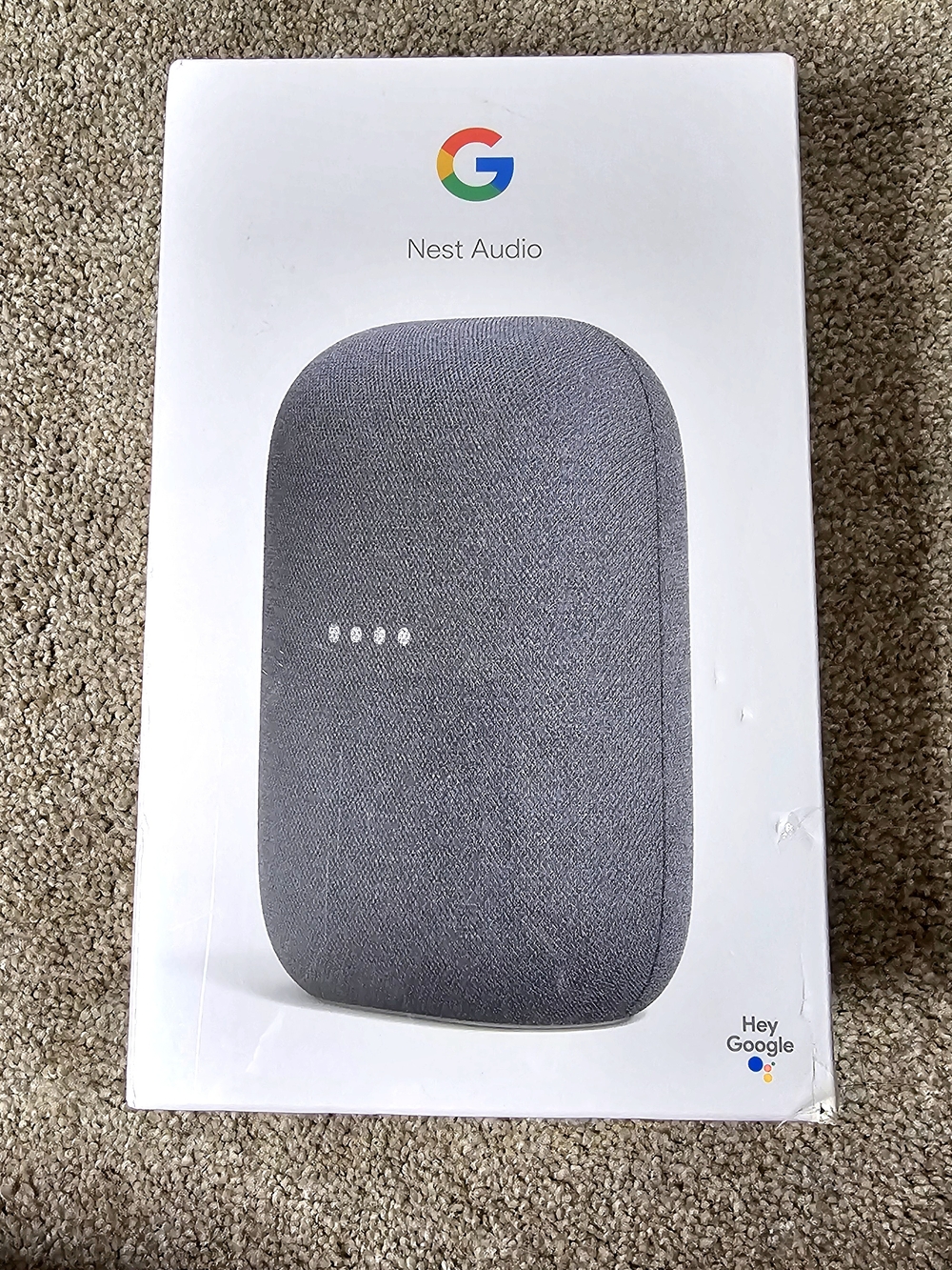 Google Nest Audio Smart Speaker - Chalk Gray